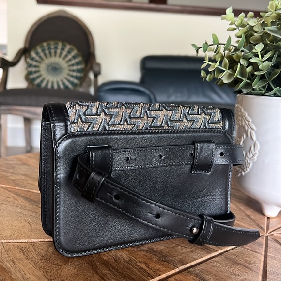 Zadig & Voltaire Monogram BLACK Patterned Belt Bag - Picture 9 of 11